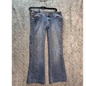 Bubblegum Jeans Women's Size 5/6 Flare Bootcut Blue Denim Pants Style
